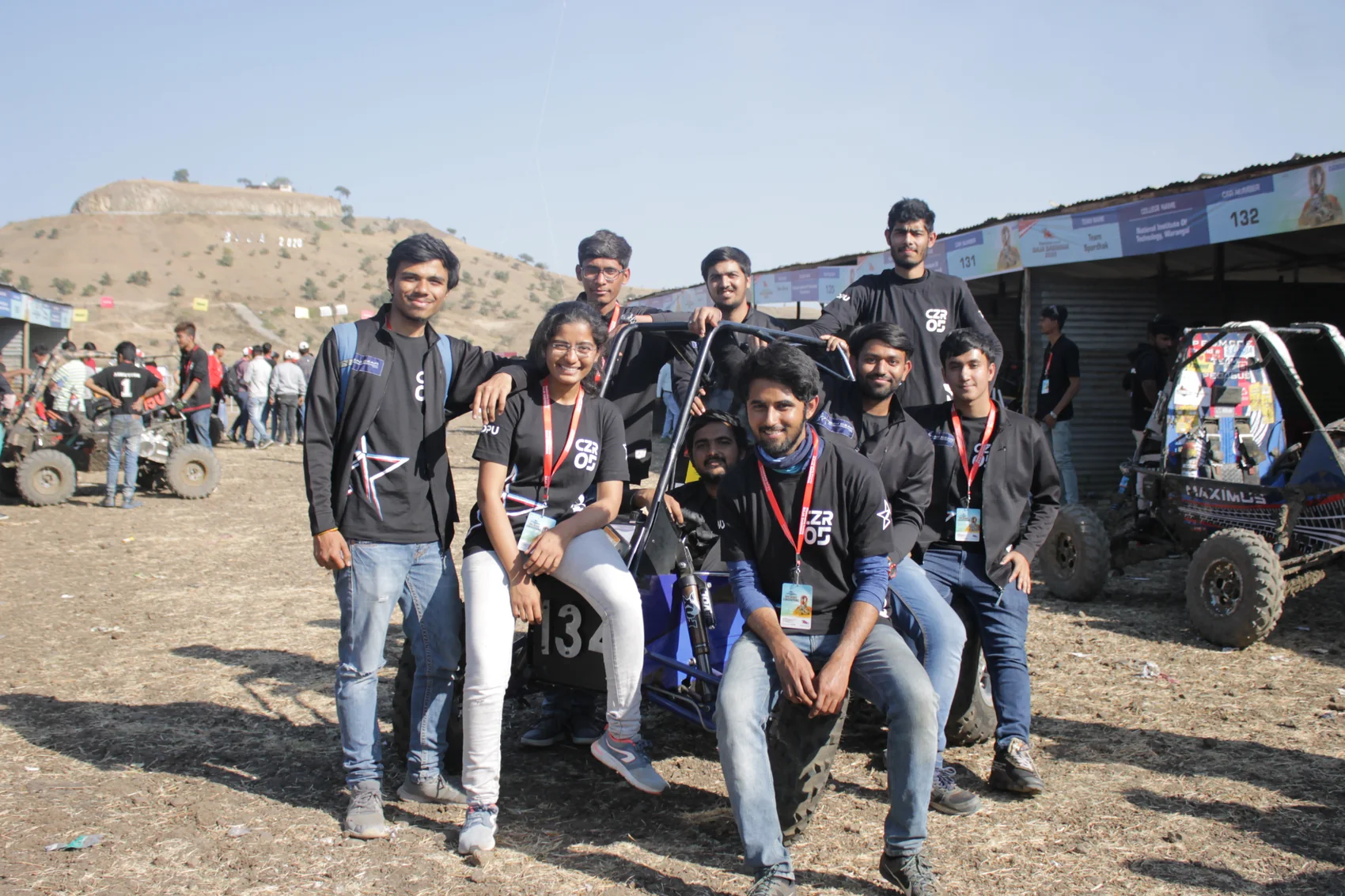 My team and I at a competition in Indore, India.